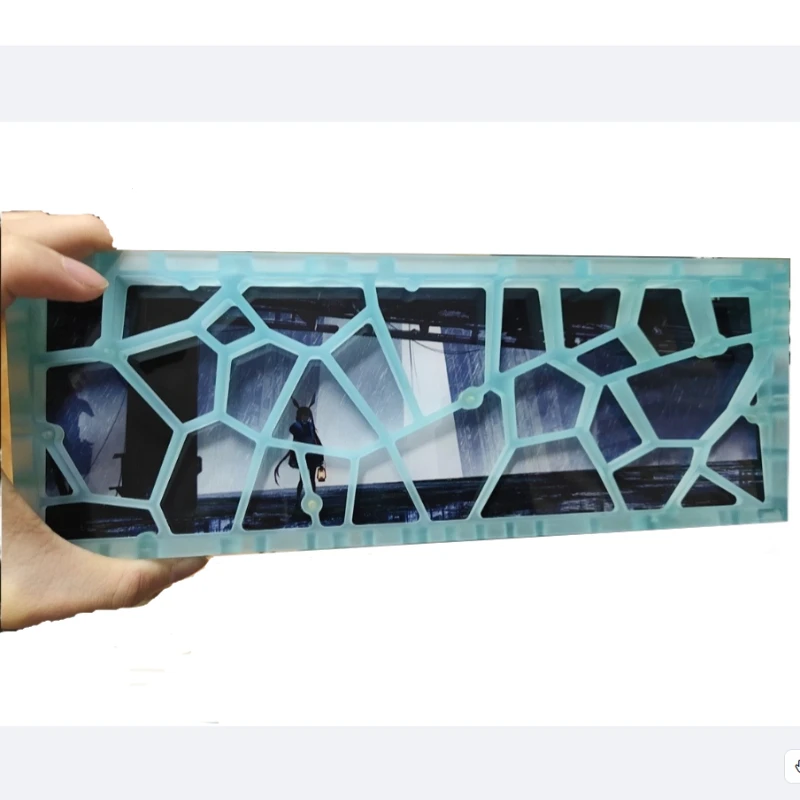 

Чехол для клавиатуры AttackFox GH60 с отверстием, прозрачный ПК MADCATZ Mad60/AULA Win60 Wooting60, корпус механической клавиатуры, подарки для геймеров