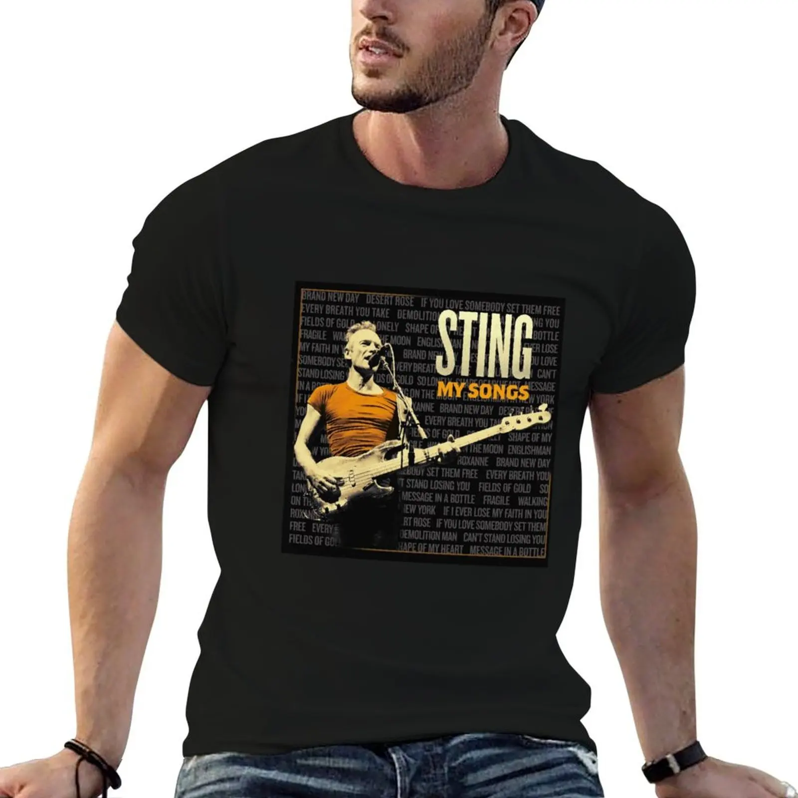 

My Songs Sting Tour 2022 T-Shirt t shirt men 100% cotton luxury brand t shirts for man slim fit man t shirts cotton T-Shirt