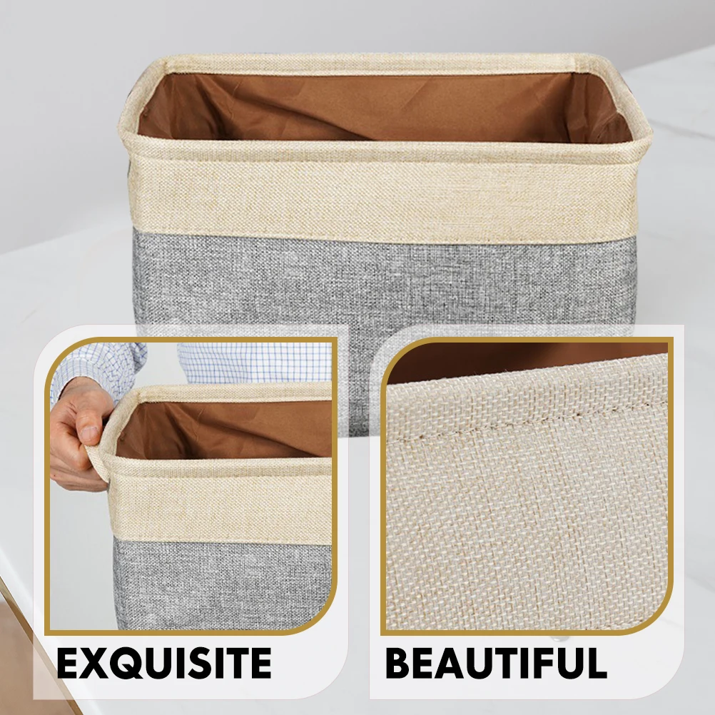 

Hamper Laundry Basket Fabric Storage Baskets Clothes Organizer Clothing Container Portable