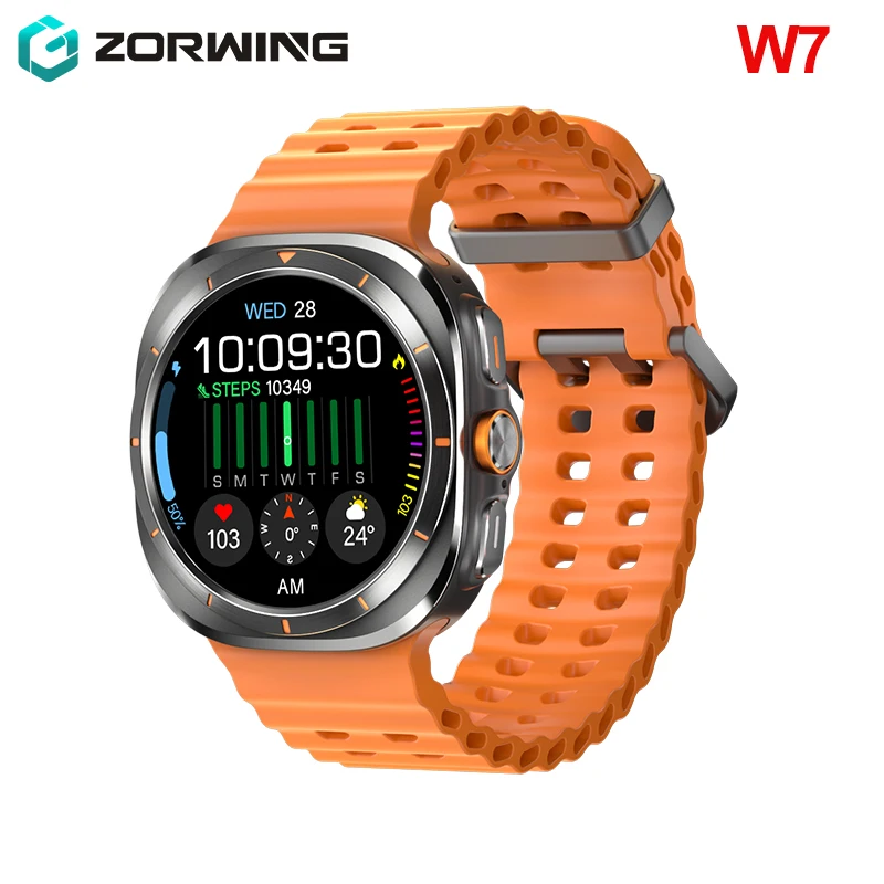 

2024 Watch 7 Ultra AMOLED Smart Watch Ai Dail 3D Menu Compass Men W7 Smartwatch Women Bluetooth Call Wireless Charging Sports