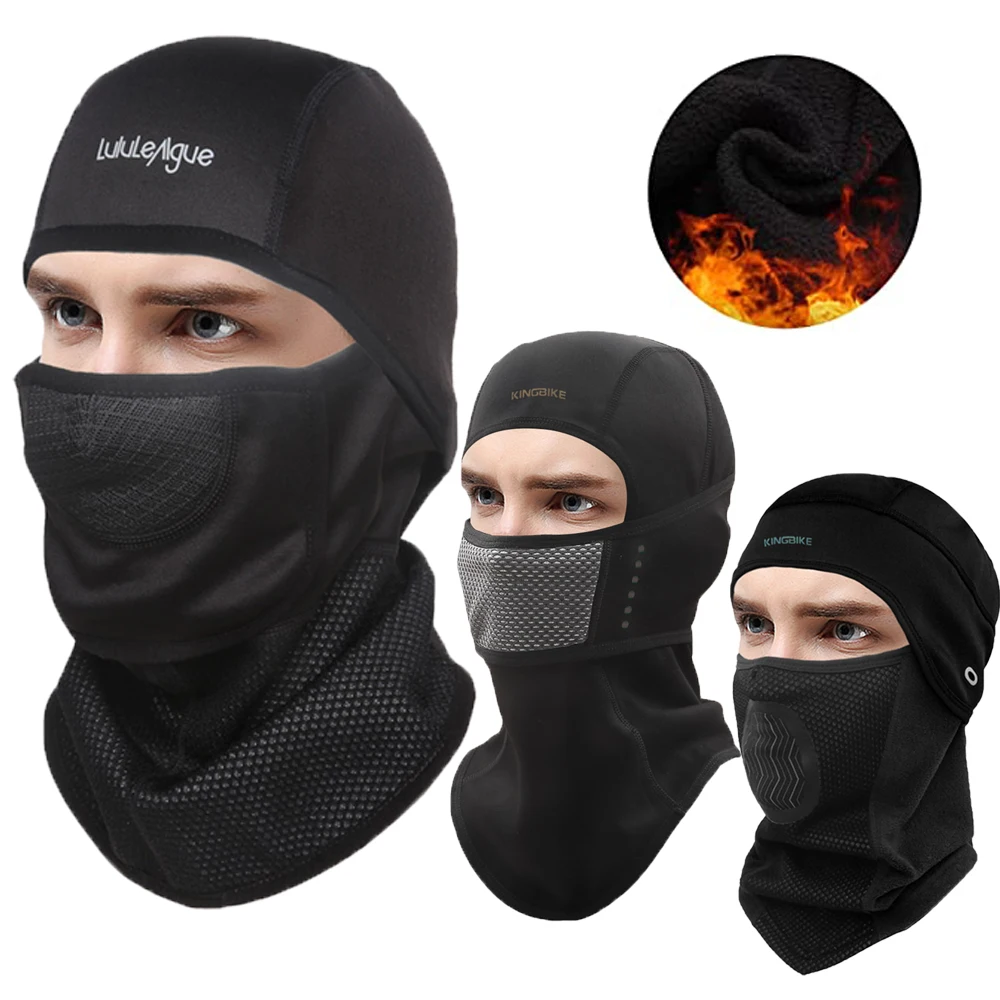 

Winter Bike Mask Full face Balaclava Keep Warm Bike Motorcycle Windproof Breathable Face Cover Sports Ski Mask Hat Headwear