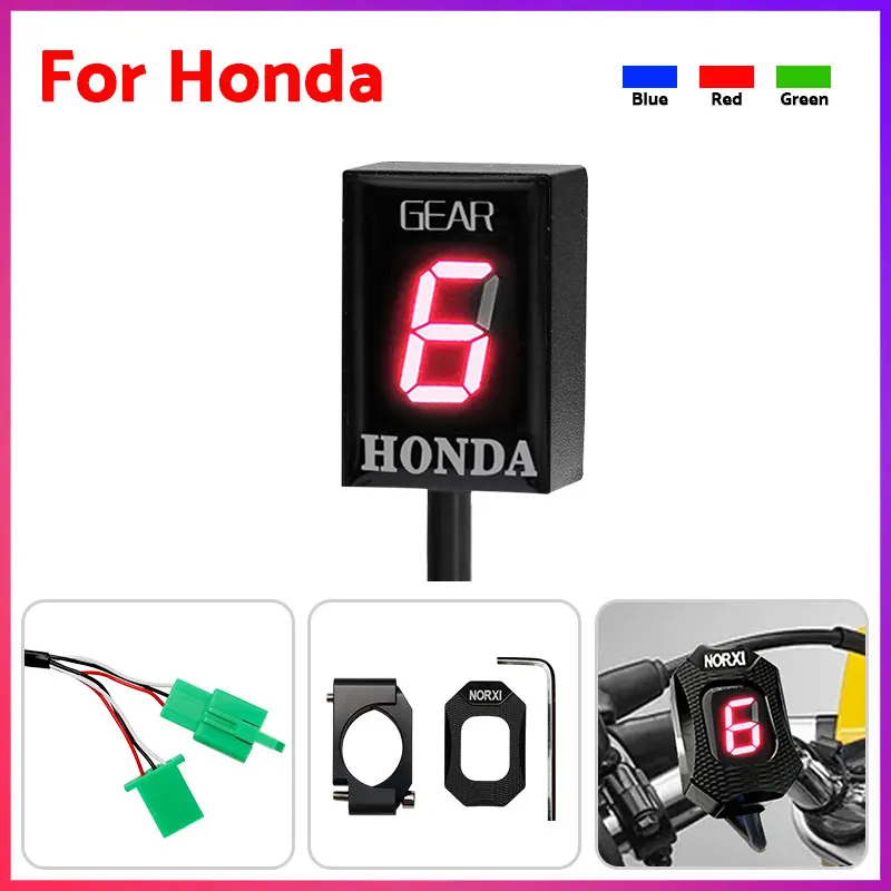 

For Honda CBR600F CB600S CBR150 CBR600 F3 F4 F4i FS CBR929RR CBR1100XX 599 919 Hornet VFR750 Speed Gear Display Indicator 1-6