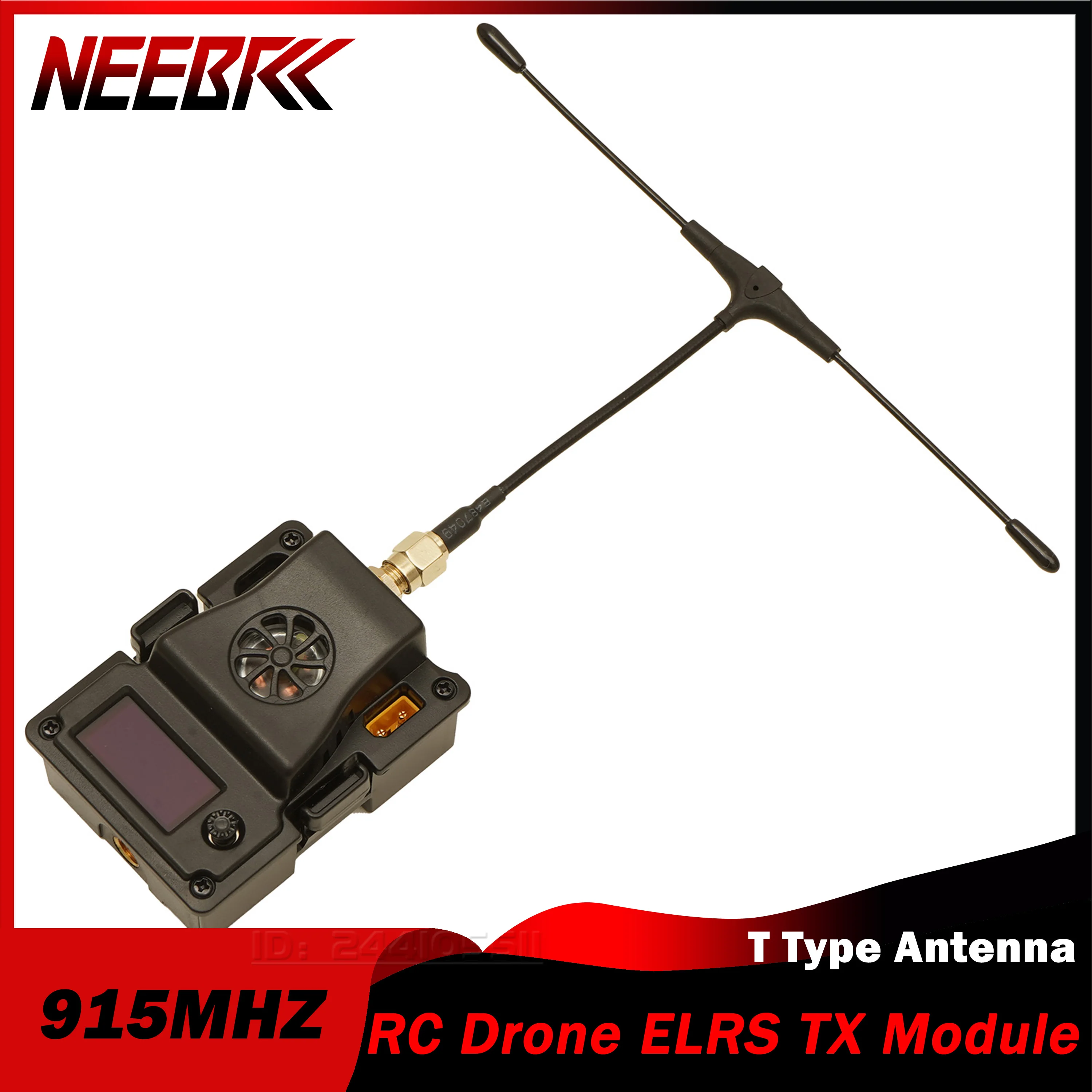 915Mhz ELRS ExpressLRS TX Module Transmitter T-Type Antenna High-frequency Head for RC FPV Racing Long Range Drone Plane DIY