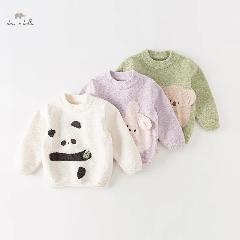 

Dave Bella Autumn Winter Girls Boys Baby Children Clothes Top Knitted Sweater Pullover Cartoon Fashion Casual DB4237947