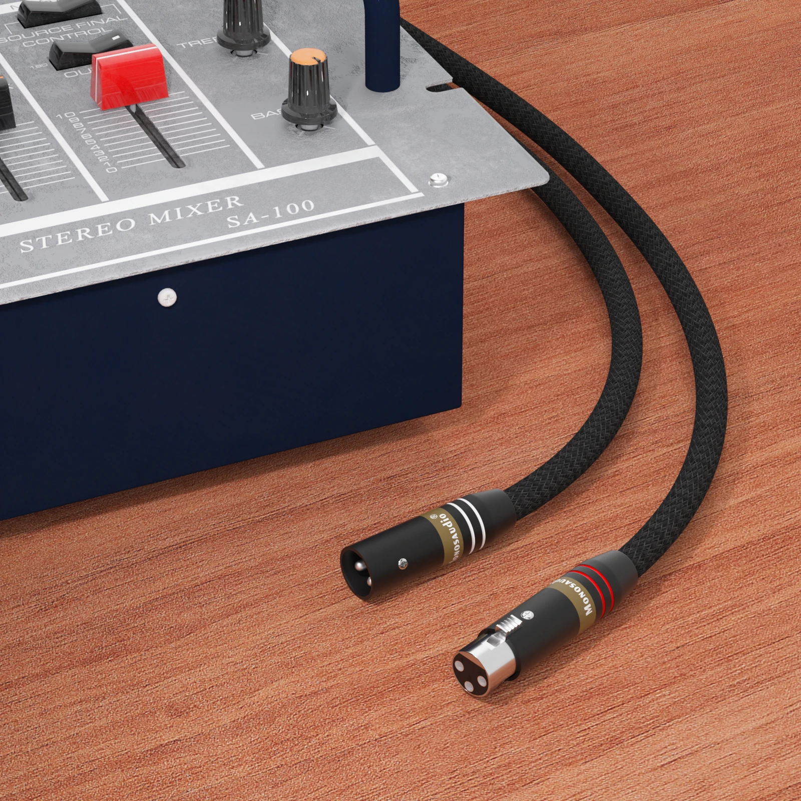 

Monosaudio 17AWG аудиофильский XLR сбалансированный аудиокабель OFC медный посеребренный 2XLR женский сигнальный шнур для микрофона