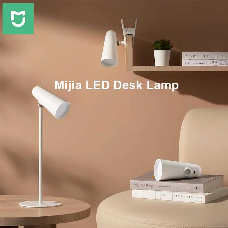 

Mijia LED Desk Lamp Magnetic Suction Reading Lamp 3 In 1 Lamp Study Office Portable Bedside Night Light Long Battery Life New