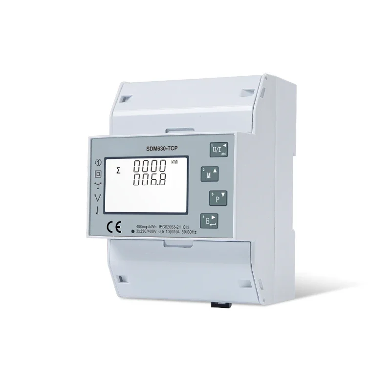 

SDM630-TCP Three Phase Max 65A Smart Electricity Meter