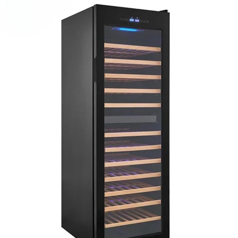 240L Wine Refrigerator Dual Zone Wine Cooler Compressoer 87 Bottles Commercial Wine Cellar