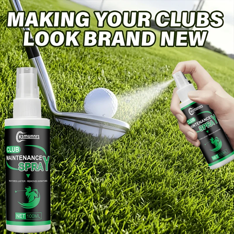 Professional Golf Club Polishing Spray - Quick Oxidation & Scratch Removal Mirror-Like Luster Restorer Golf Accessory