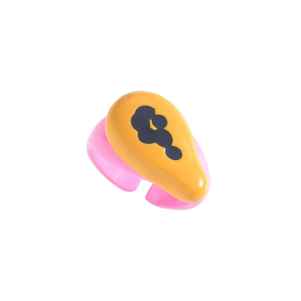 Exquisite Korean Resin Fruit Ring Papaya Pitaya Cherry Ring Cartoon Grape Banana Finger Ring Overlay