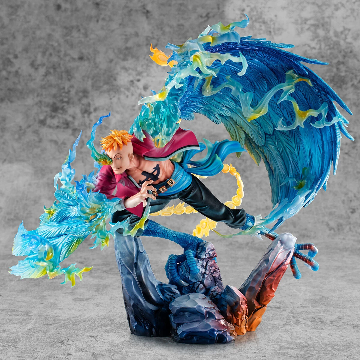 One Piece Original MegaHouse MAS-MAXIMUM Marco Action Figure Genuine Collectible Model Ornament Decoration Dolls Ornament Gifts