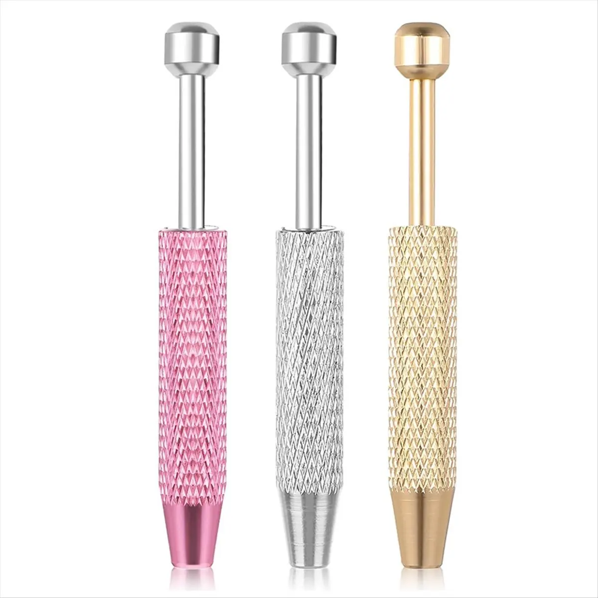 MALL 3 Pack Piercing Ball Grabber Tool, 4 Prongs Stainless Steel Piercing Grabber Tool, 4-Claw Jewelry Pick Up Tool