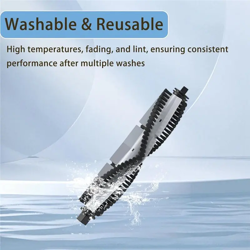 B59B Replacement Main Brush for ILIFE A30 Pro Robot Vacuum, Anti-for Tangle Rubber Roller, Vacuum Cleaner Accessories