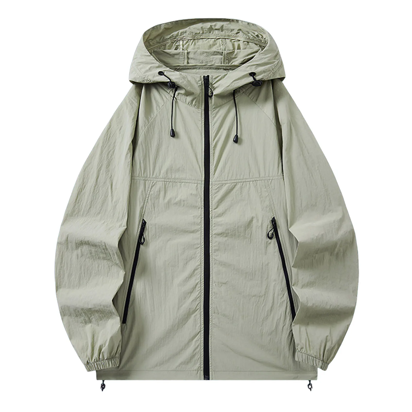 

Ледяное пальто, мужское тонкое солнцезащитное пальто с капюшоном, легкое плащи, подходящее для отдыха, пешего туризма, уличной мужской большой повседневной куртки