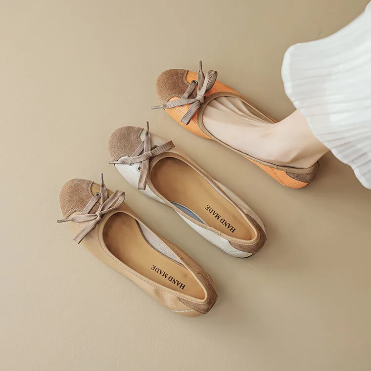 nuevas-bailarinas-de-primavera-2025-para-mujer-mocasines-poco-profundos-con-decoracion-de-lazo-y-punta-redonda-mocasines-de-cuero-mezclado-de-ante-naranja-zapatos-para-conducir