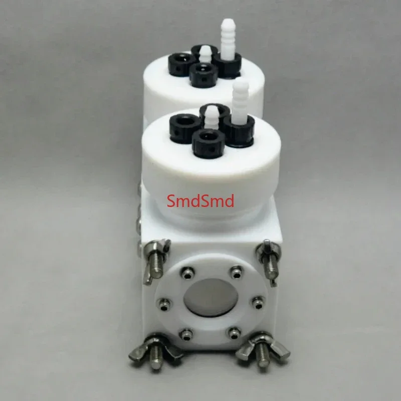 H-Shaped Sealed Electrolytic Cell. Material: Polytetrafluoroethylene.
