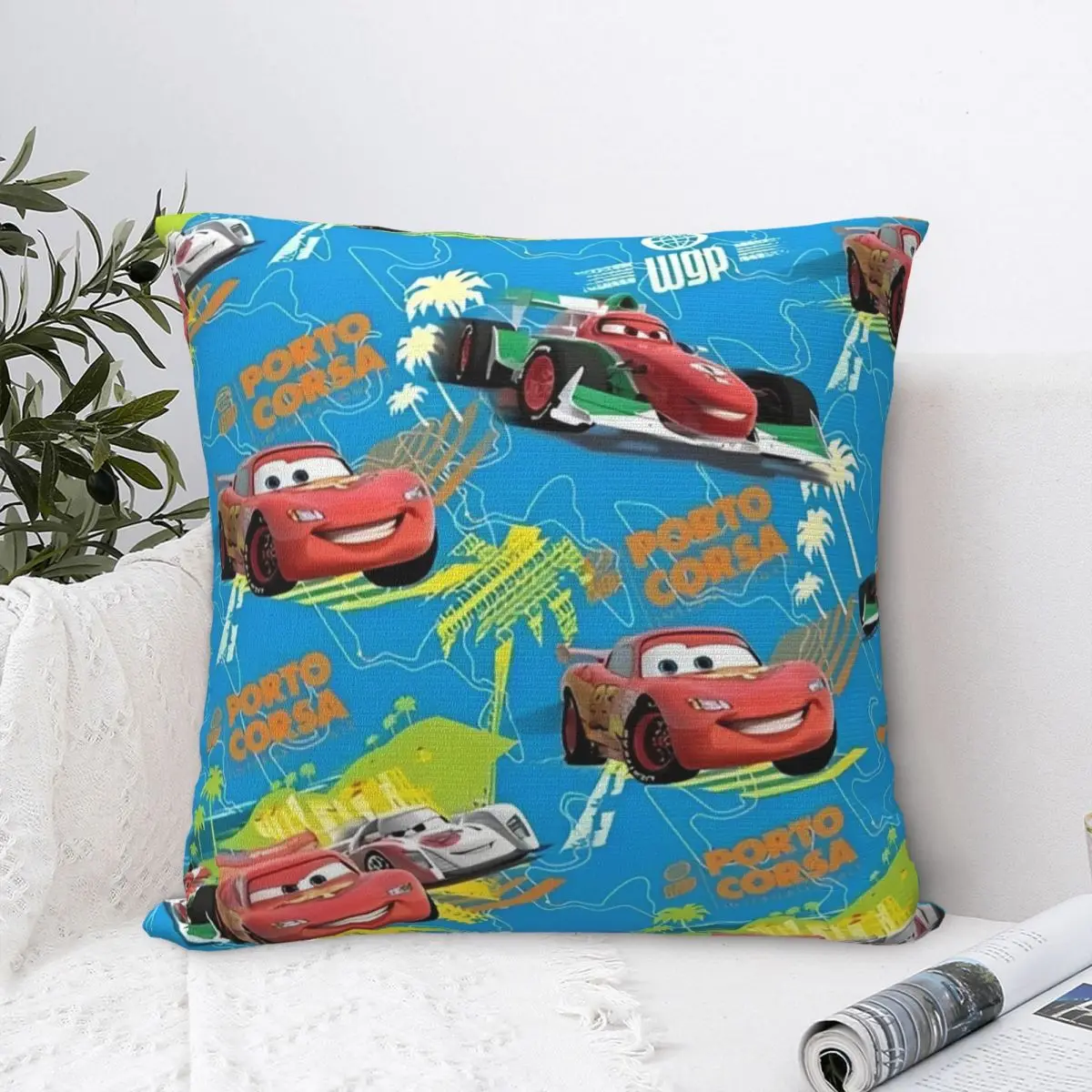 Decorative Pillowcases Lightning Mcqueen Accessories Home Throw Pillow Case Cover Drop Shipping Multi Size Wholesale