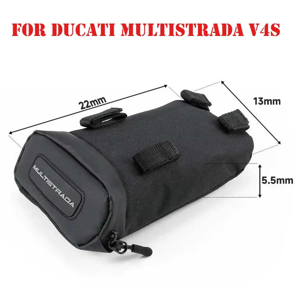 1.5L Motorcycle Luggage Rack Under Bag For Ducati Multistrada V4S V4 S V4 Pikes Peak Rally Accessories Travel Storage Tool Bags