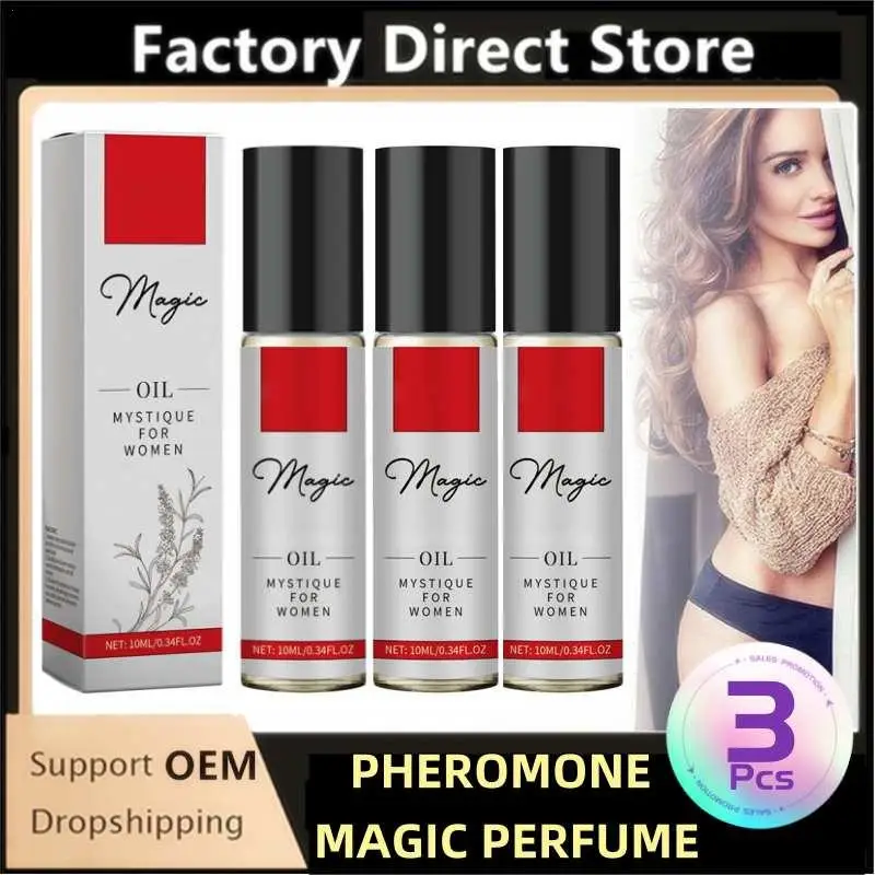 

3Pcs Magic Pheromone Perfume Enhanced Scents Pheromones Essencs Oil for Women Long Lasting Pheromone Perfume Gift for Girls