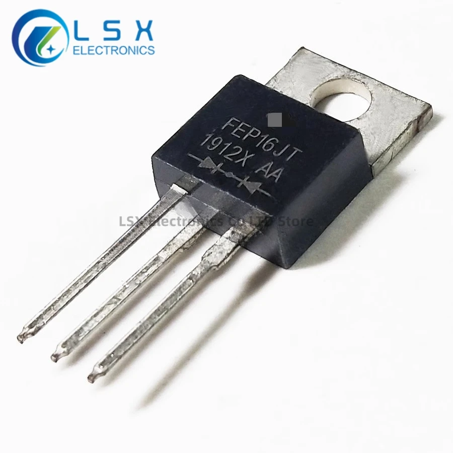 New Original 10PCS/Lot FEP16JT FEP16 OR FEP16AT OR FEP16BT OR FEP16CT OR FEP16DT OR FEP16FT FEP16GT TO-220 Fast Recovery Diode