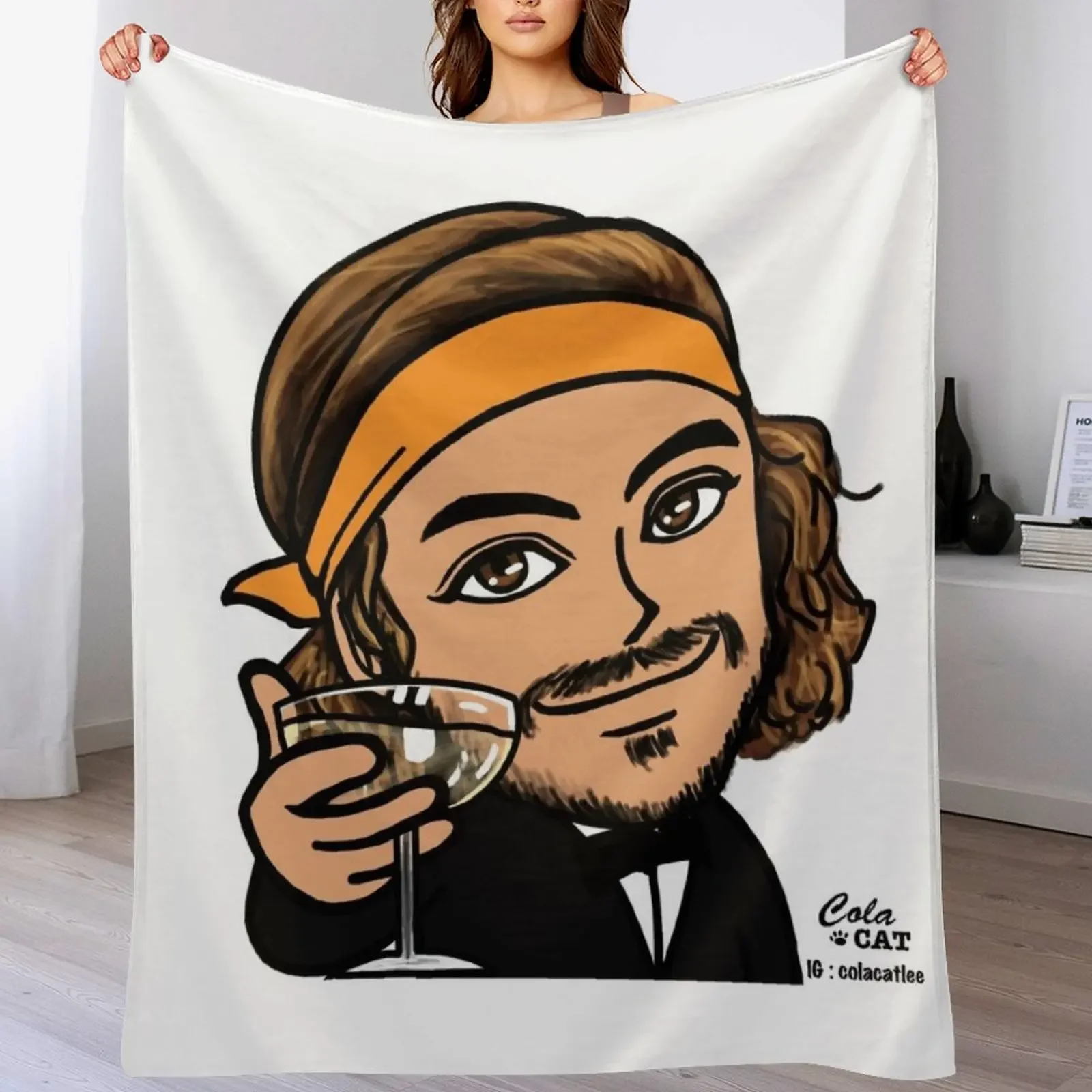 

Stefanos Tsitsipas Throw Blanket Luxury St Decorative Beds Thins Sofa Blankets