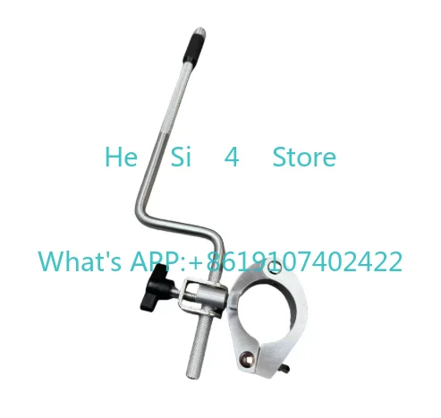 All-in-One Drum Mount: Tom Cymbal Holder & Bass Drum Mic Clip, Easy to Install Multi-Functional Drum Hardware Accessories