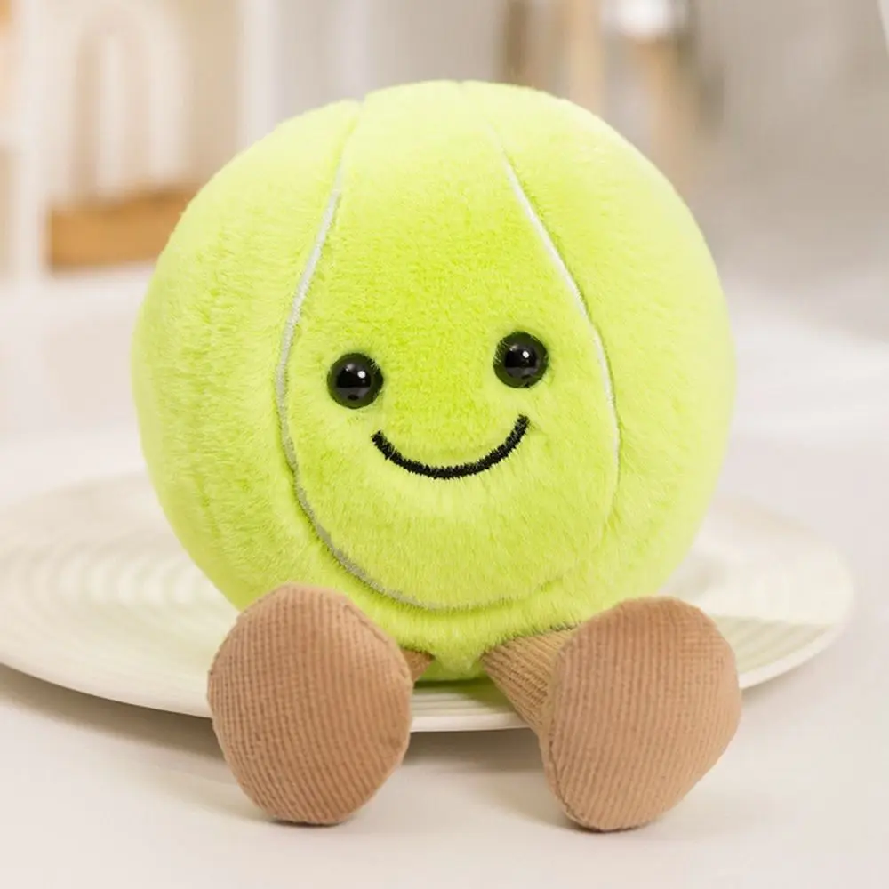 PP Cotton Ball Plush Toys Stuffed Plush Kawaii Football Basketball Baby Doll Cute Smile Long Legged Ball Doll Birthday Gift