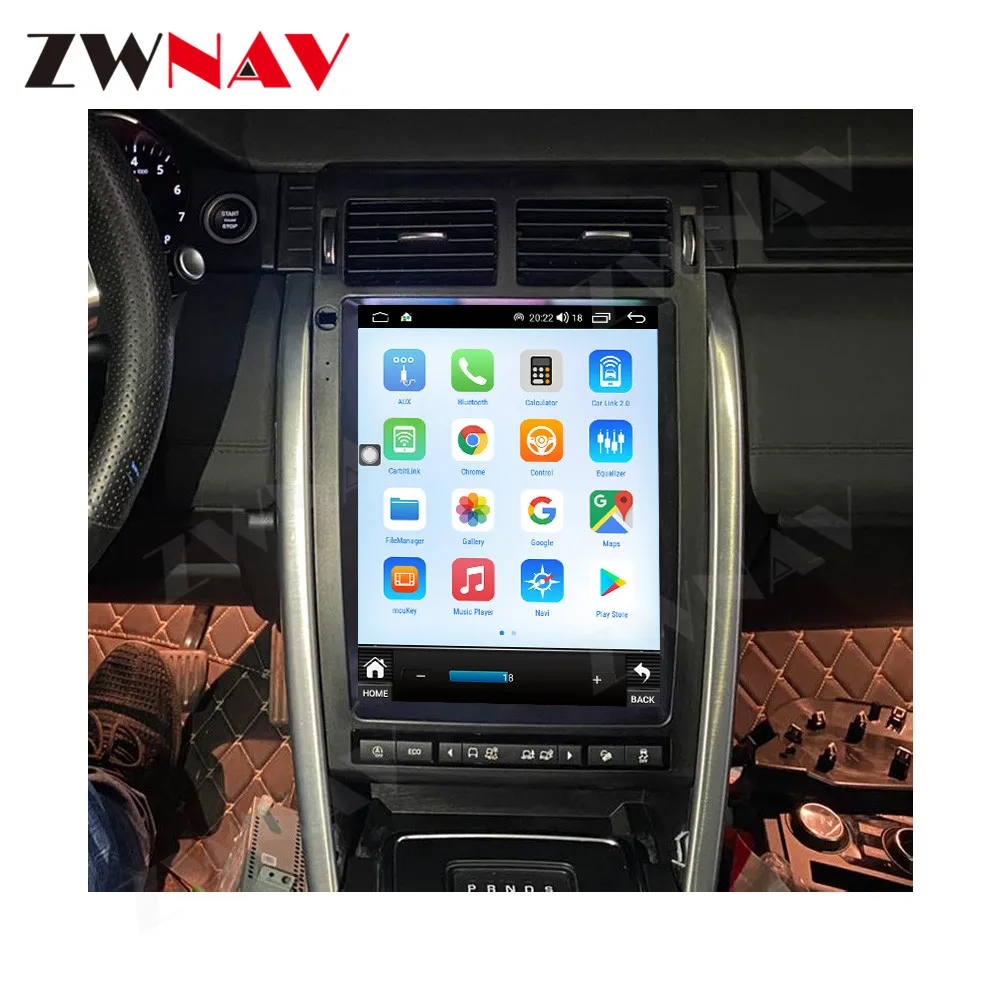 Voor Land Rover Discovery Sport 2015-2019 Tesla Stijl Android Auto Gps Navigatie Multimediaspeler Autoradio Head Unit Player