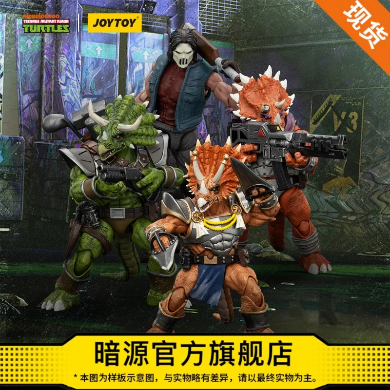 

[В наличии в Азии] JOYTOY 1/18 Фигурка TMNT Ниндзя Черепашки Микеланджело Донателло Леонардо Рафаэль Аниме фигурки Игрушки Модель
