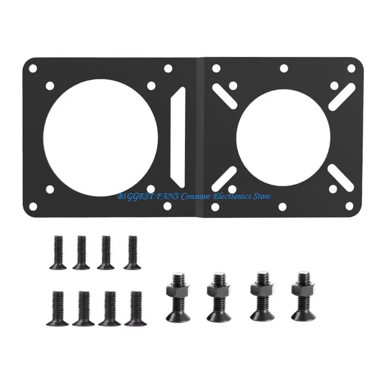 

F68B Steel Mounting Plate Hanging Bracket Computer Monitor Fixer Support Holder VESA