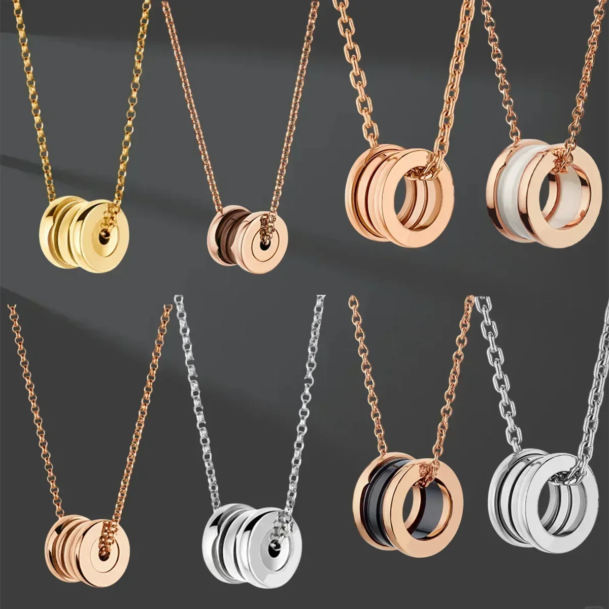 

2025 Новые высококачественные однотонные высококачественные ожерелья без камней ярких цветов создают ваш наряд более тяжелого.