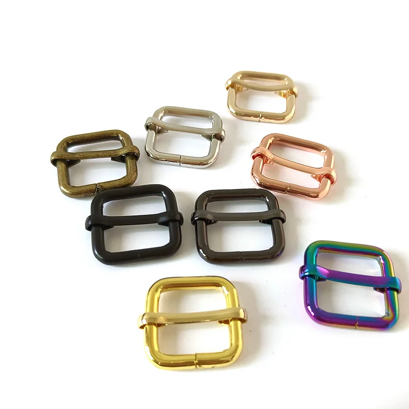 20Pcs/Lot 20mm Strong Metal Adjuster Slider Bag Handbag Cat Dog Collar Sewing Garment Accessory Straps Belt Buckle Good Quality