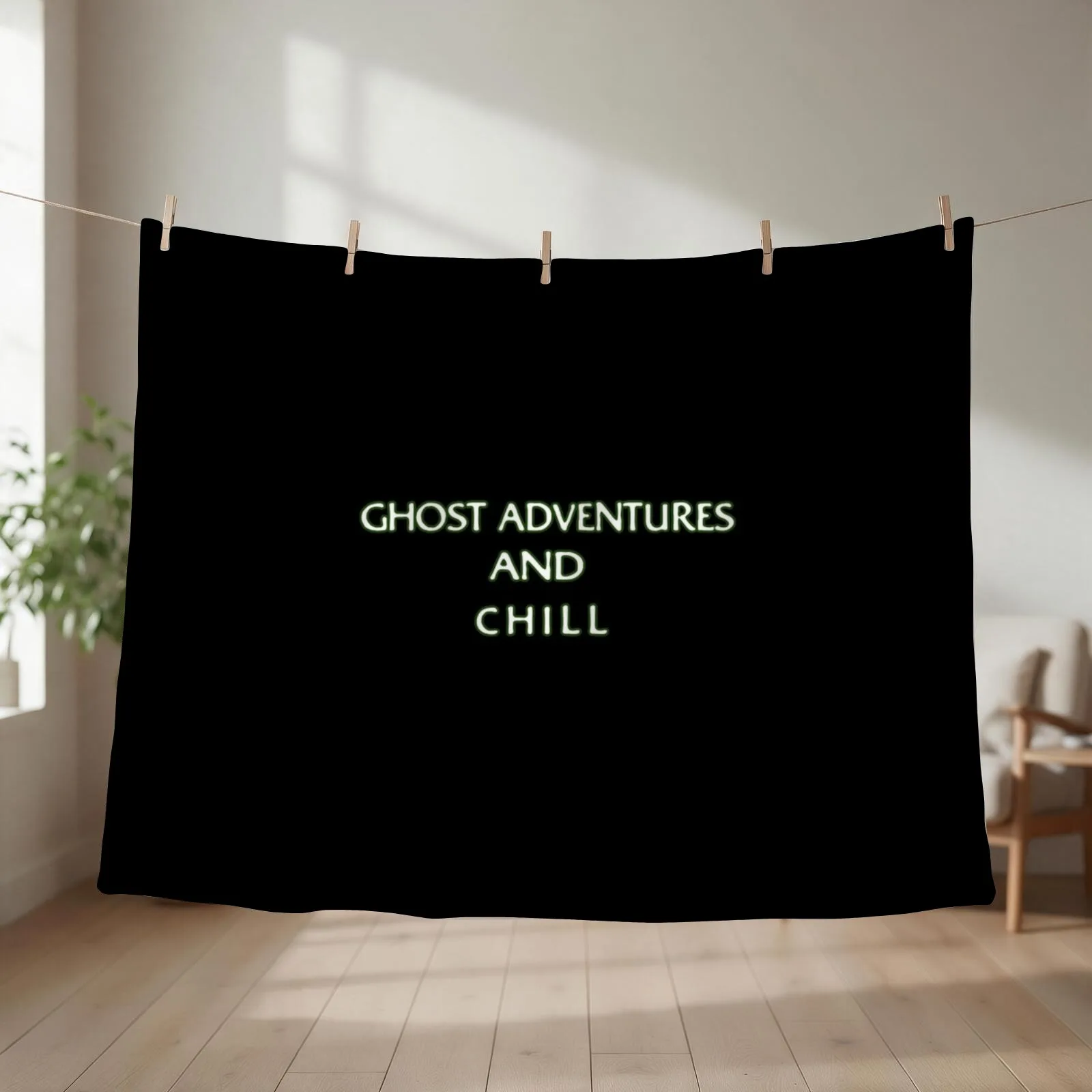 Ghost Adventures T-ShirtGhost Adventures And Chill Throw Blanket Vintage Soft Weighted Polar Blankets