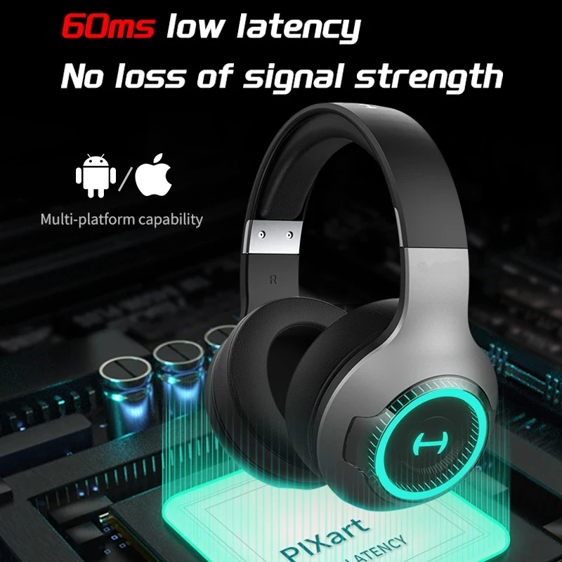 EDIFIER G33BT Tai Nghe Chơi Game PixArt Bluetooth V5.0 Với Độ Trễ Thấp Như 45Ms, tương Thích Với Android Và IOS Ánh Sáng RGB