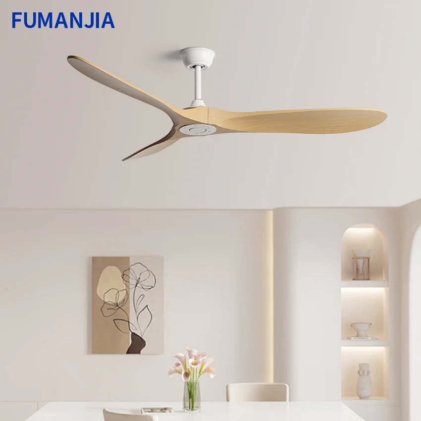 FUMANJIA 36,42,52,60 Inch Inverter Ceiling Fan With Remote, Quiet, 6-Speed, Energy-Efficient for Living, Dining, Study, Bedroom
