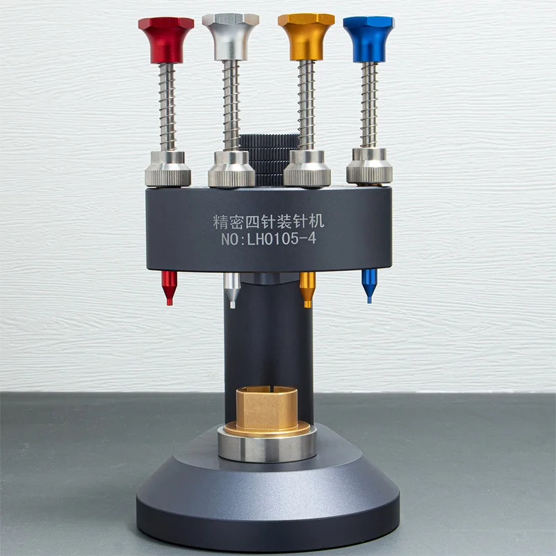 

4-контактные автоматические часы, ручная установка, монтажные инструменты, инструмент для установки иглы для часов, ремонт часов, 4-позиционная пресс-настройка