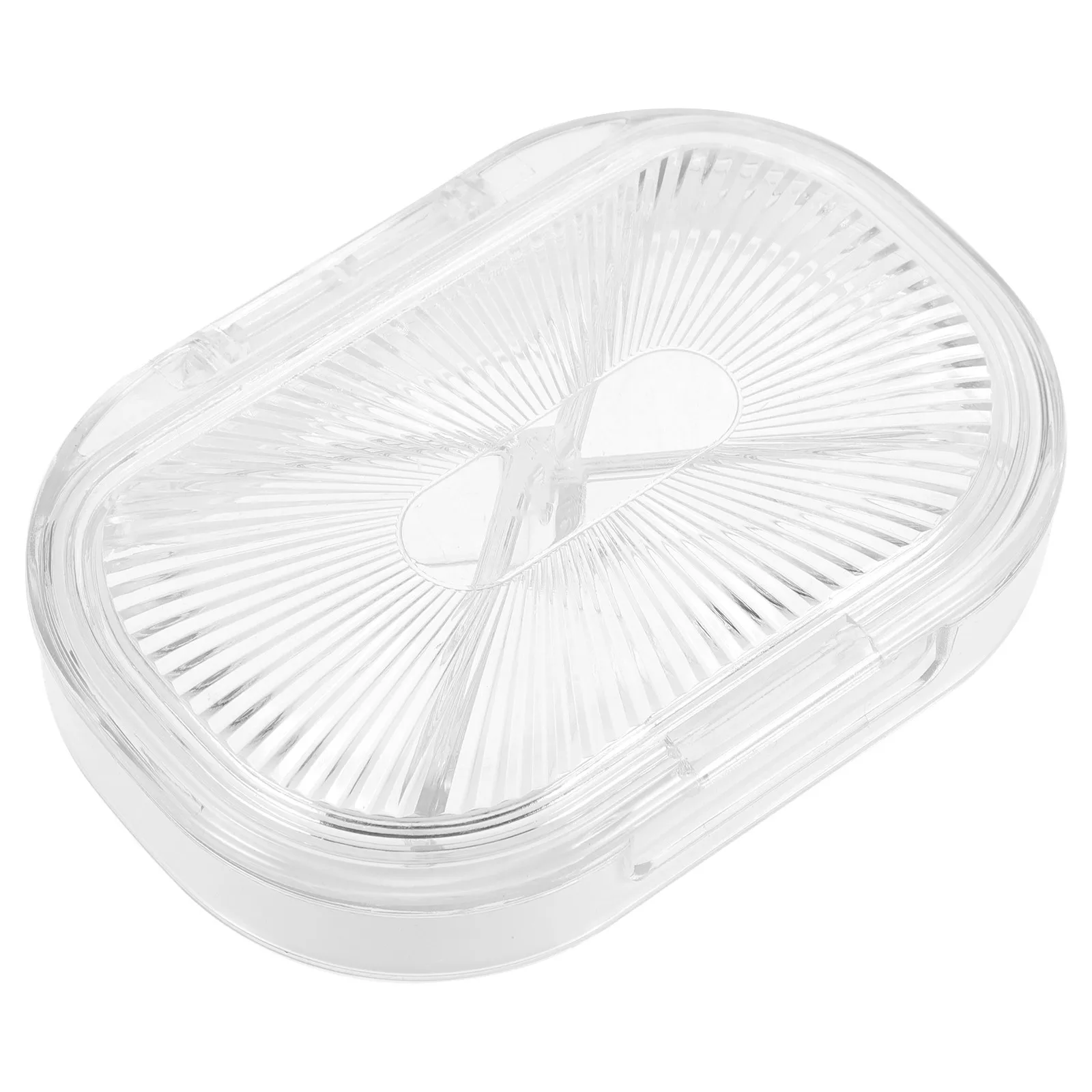 Retainer Case Portable Denture Box Plastic Storage Lid Compact Mouthguard Holder Travel Dental Guard Container Lightweight