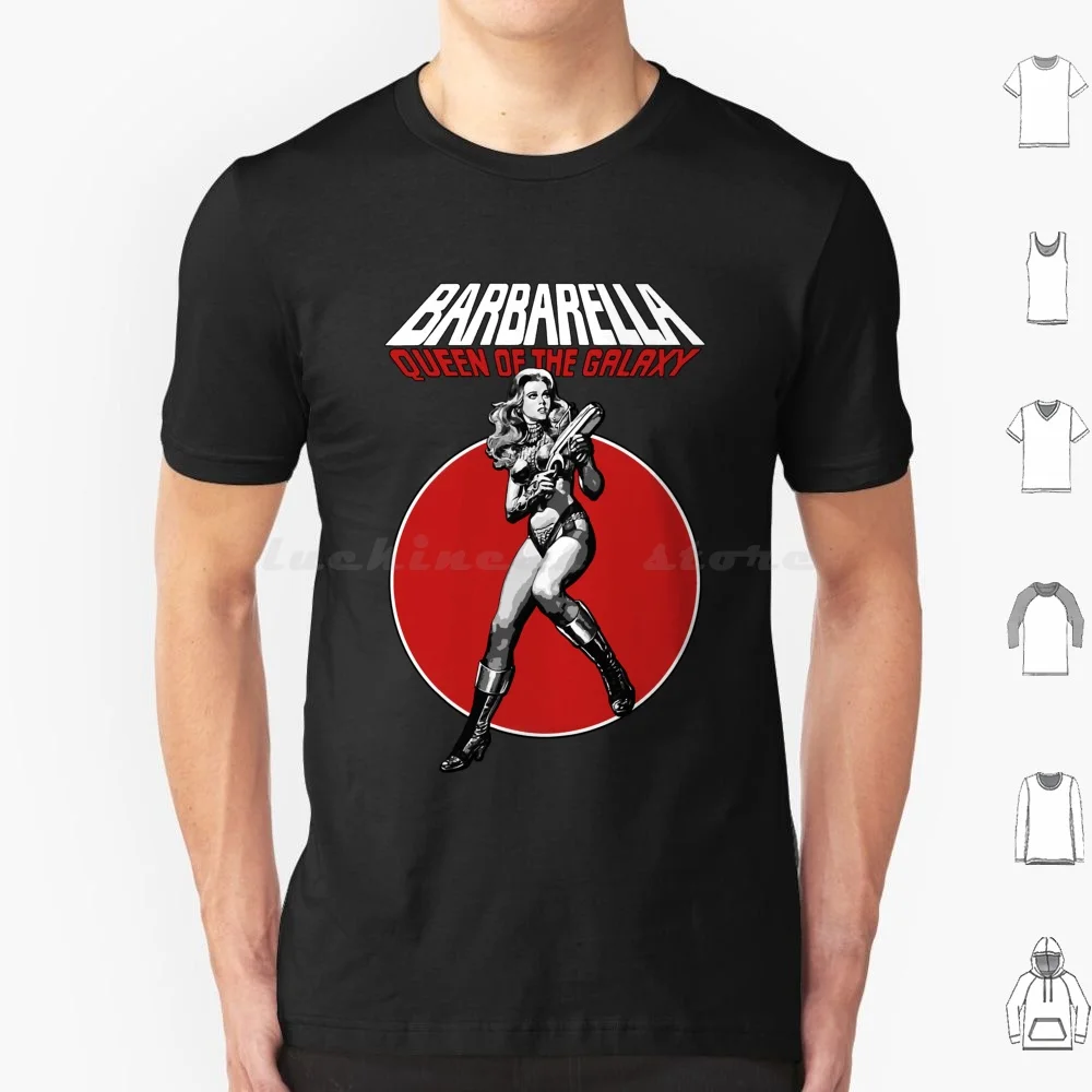 

Футболка Barbarella-Queen Of The Galaxy 6xl, хлопковая крутая футболка Jane Fonda Film Movie Science Fiction Cinema Cult Classic Roger