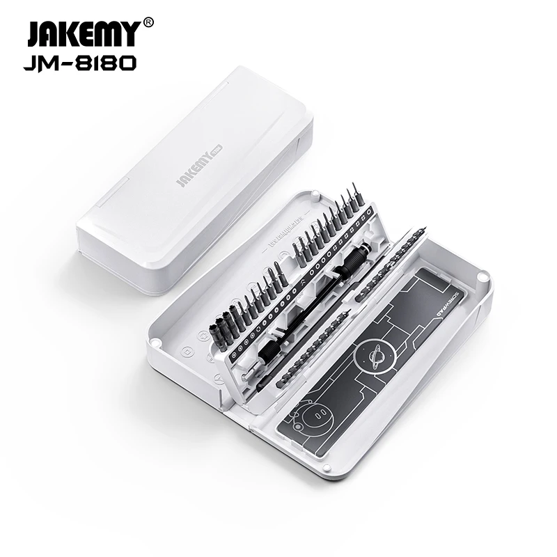 JAKEMY JM-8180 Precision Screwdriver Set Magnetic Slotted Phillips Torx Bits Screw Driver Kit for Phone PC Repair Hand Tools