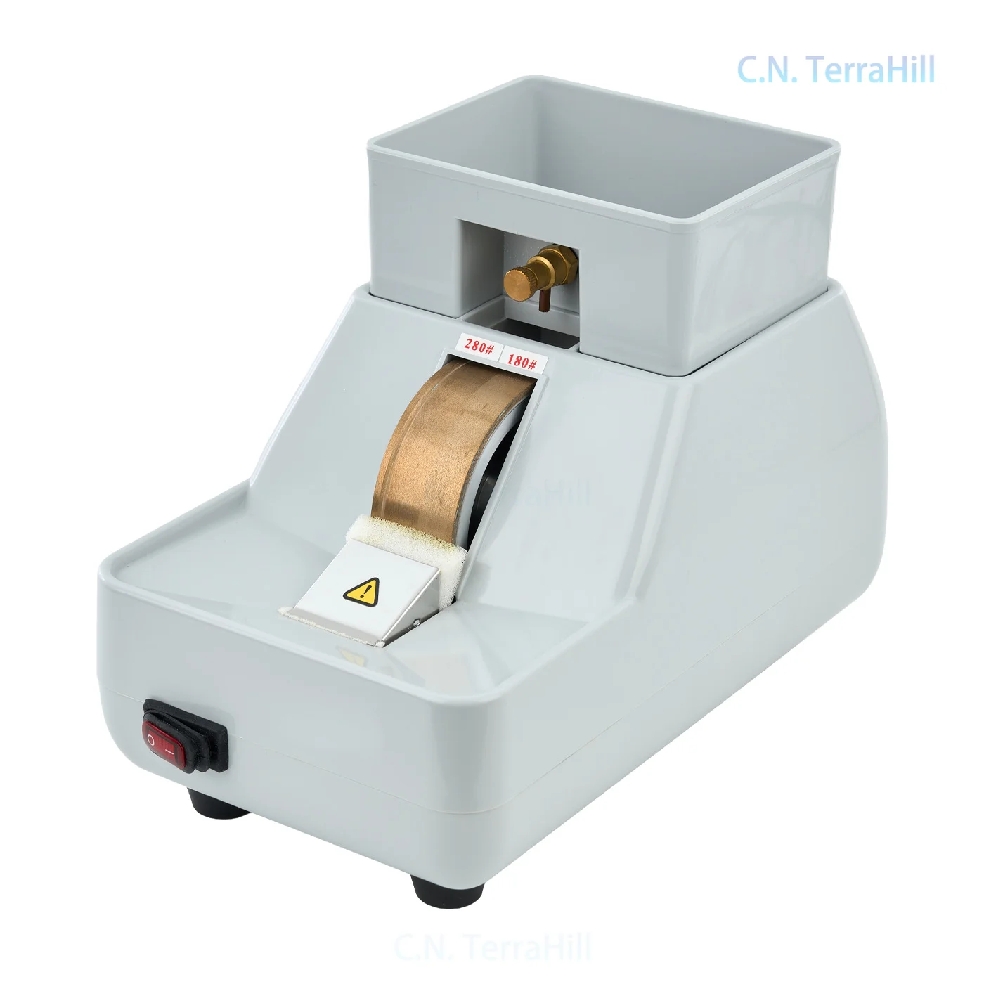 CP-7-35WV Manual Lens Edger Eyeglass Grinding Machine with V Groove Lens Polishing Trimming Tool for Optical Lab