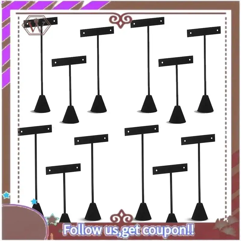 

(Новинка)-12 шт., подставка для сережек, Т-образная подставка, розничный держатель для показа ювелирных изделий, онлиновых магазинов, фотографии