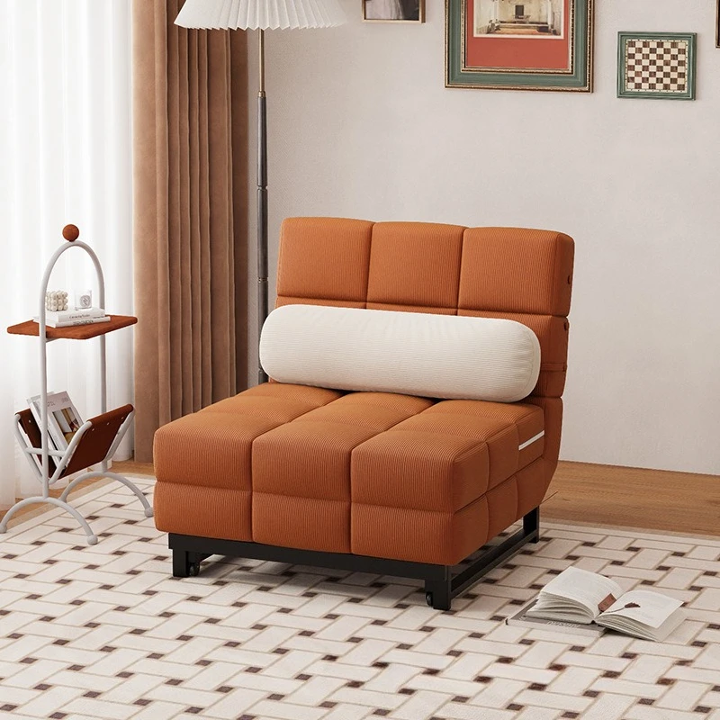 

French cream folding bed dual-purpose small apartment living room folding bed retro multi-functional cama abatible Furniture