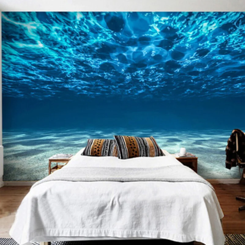 

Custom Photo Wall Paper 3D Deep Sea Scenery Large Mural Wallpaper Wall Decorations Living Room Bedroom Wallpaper For Walls 3 D