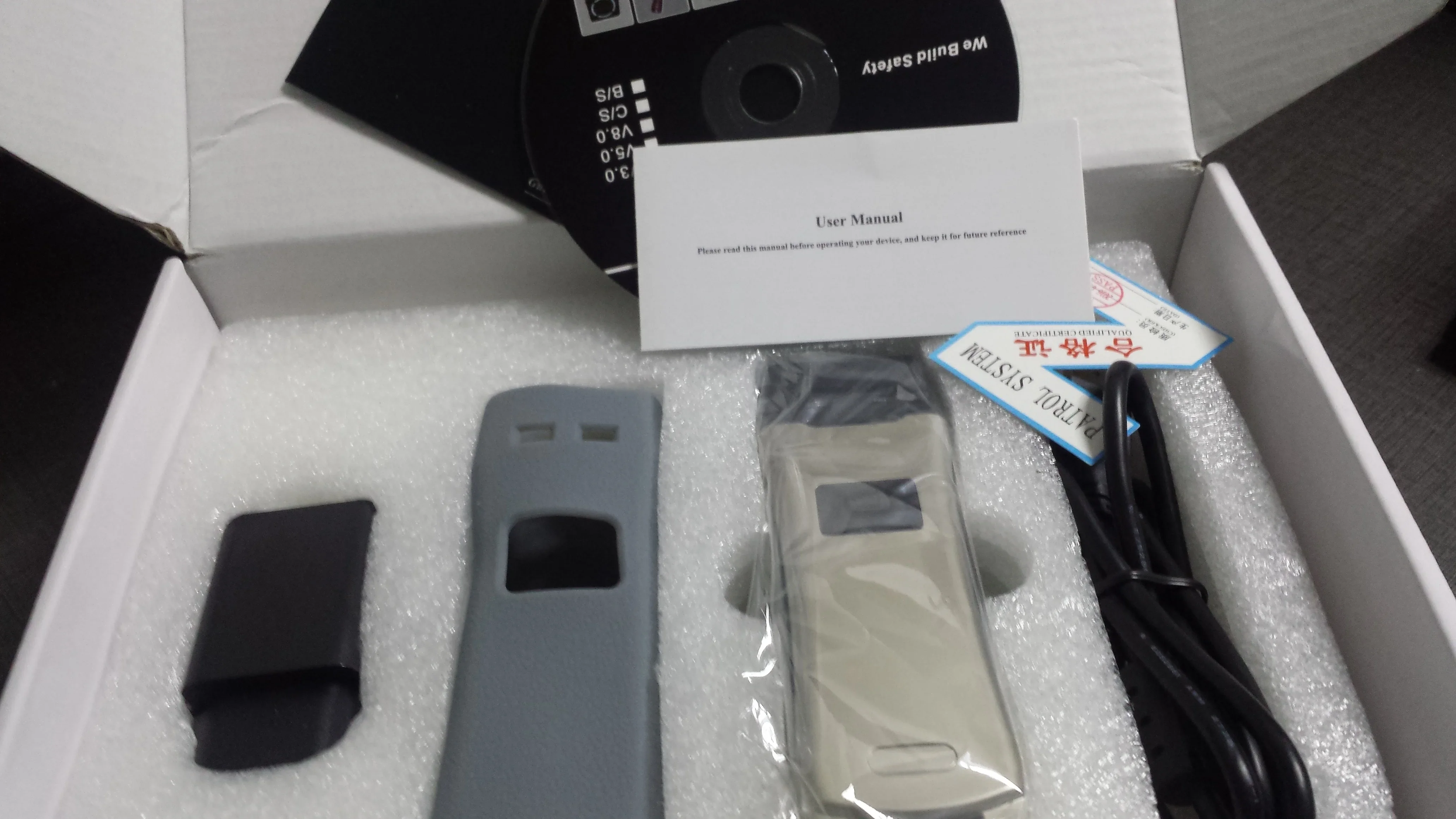 Battery Power 125khz RFID Patrol Tag Reader with Guard Tour Patrol System