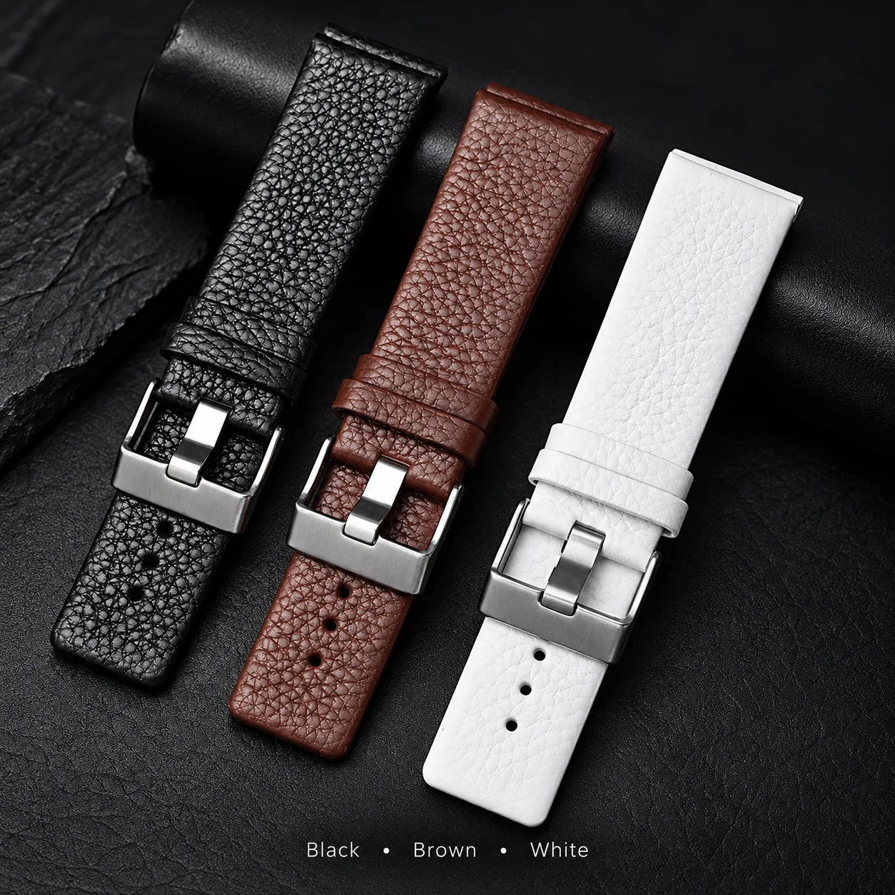 Genuine Leather Watchband 22 24 26 28 30 32 34mm for Diesel Watch Belt DZ7257 1657 4323 7314 7313 7371 Straps Black Brown White