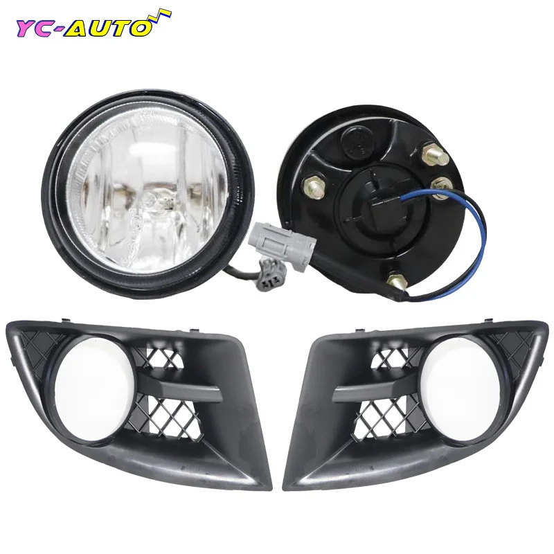 For JMC Vigus 2012 2013 2014 2015 2016 2017 2018 Front Bumper Fog Light Frame Cover Foglight Car Accessories Halogen Bulb