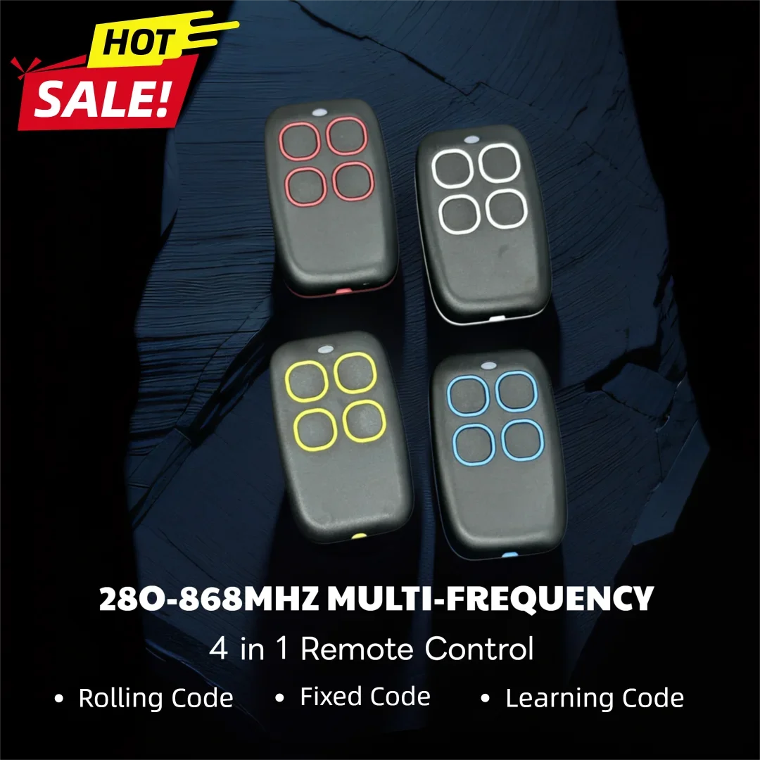 TAU 250T-4RP 250K-SLIMR 250K-SLIMRP Garage Door Remote Control 433.92mhz Rolling Code Clone Replicator Command Door Opener