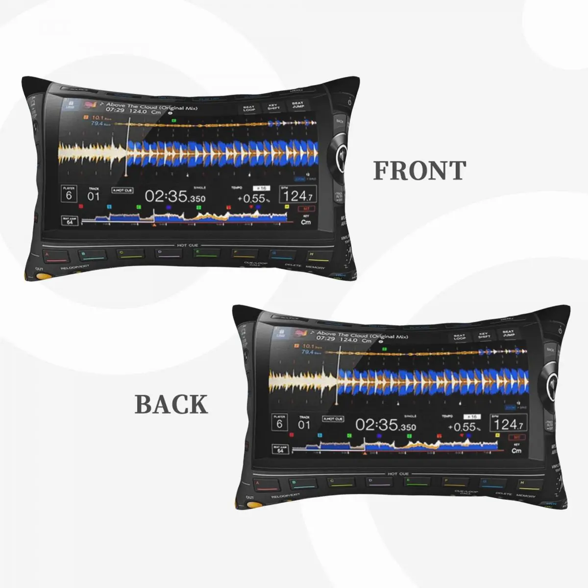 Pioneer DJ CDJ3000 Multi Format Player Rectangle Pillowcase Cushion Cover Decorative Bedroom Bed Home Comfort Throw Pillow
