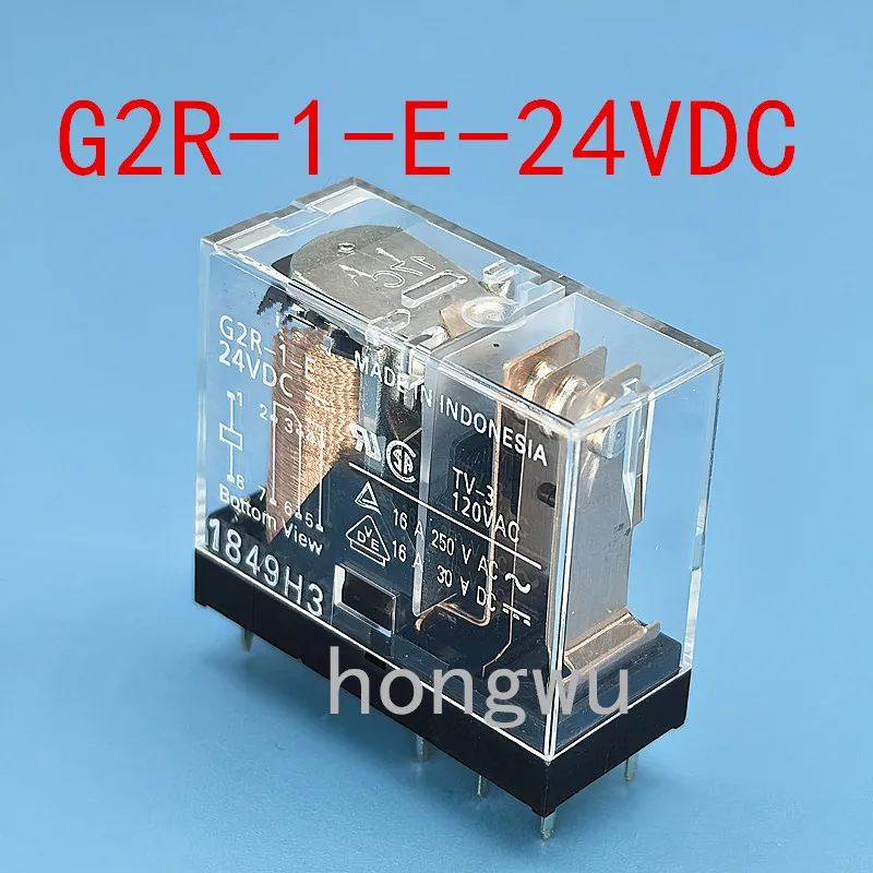 

100% оригинальное новое реле G2R-1-E-24VDC, 1 шт., 16 А, 8 контактов