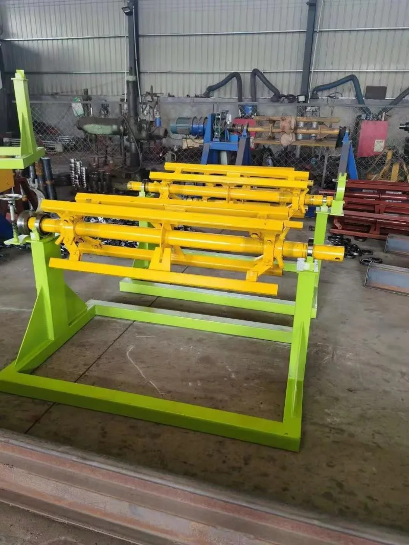 5-10 ton uncoiler coil uncoiler steel strip manual uncoiler roll forming factory